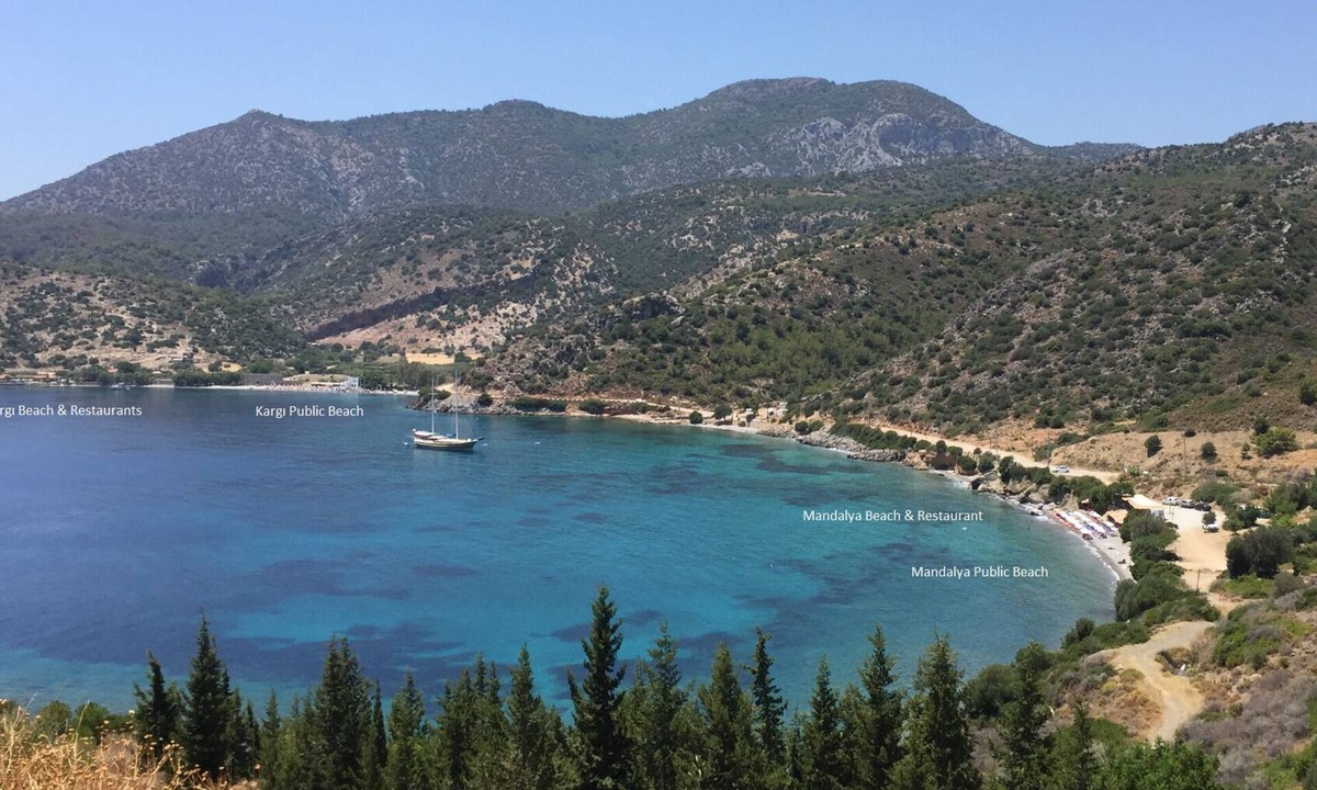 Datca City Center Condo | evdatca, Bahçe Kat, 1+1 daire