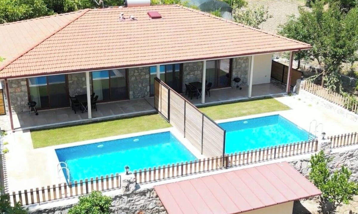 Dalaman Villa | Fabulous 2-Bedroom&Bathroom New Stone Villa With Private Pool&AC in Dalaman