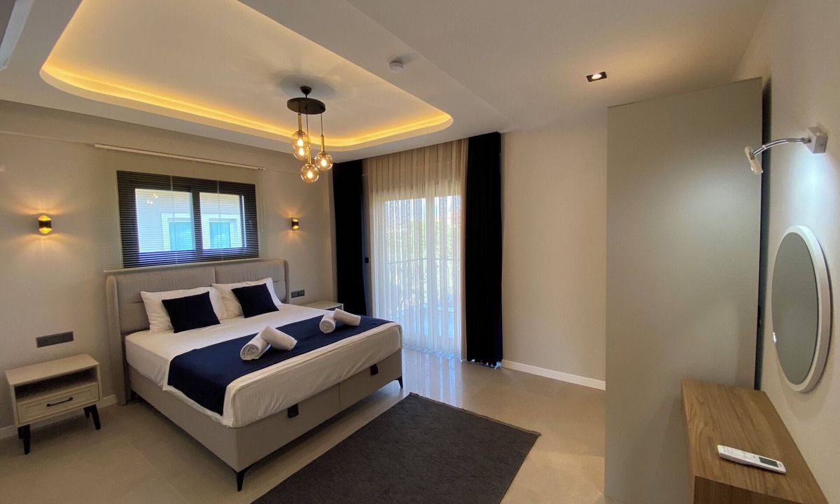 Fethiye Villa | Gorgeous 4-bedroom villa with AC in tranquil Fethiye Villa Ezel Hanım