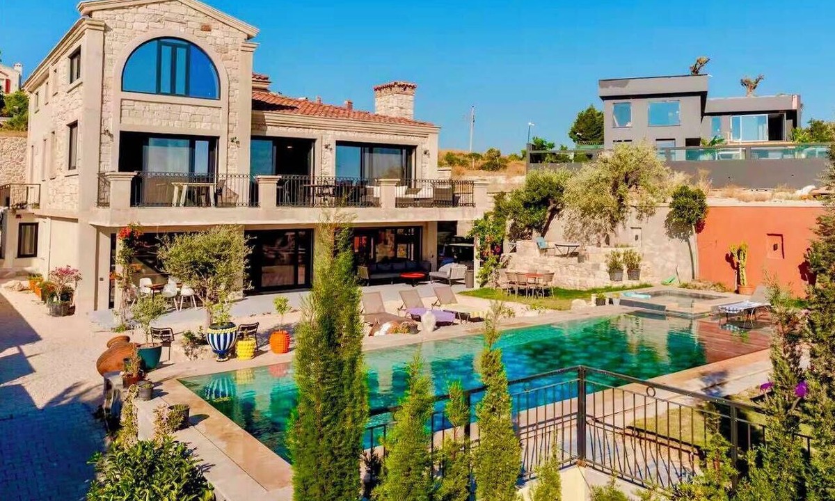 Cesme Villa | Luxury Private Stone Villa with private pool and sea view in Cesme