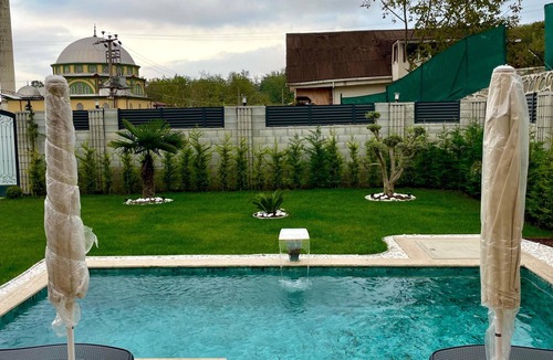 Sapanca Villa | 2+1 Private Pool-Fireplace-Sauna 5 Person Stone Villa House in Sapanca Unluce