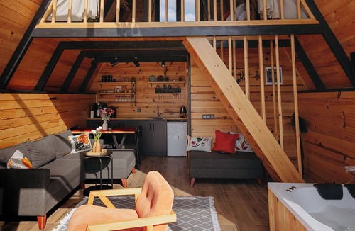 Ardesen House | koda bungalov jakuzili ve deniz manzaralı bungalov