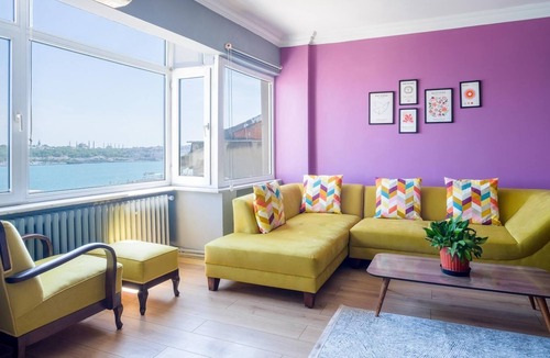 Kabatas Apartment | Magnificent Sea View Flat 5 min to Istiklal Square