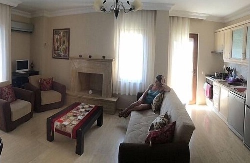 Dalyan City Center Apartment | Spacious 3 Bedroom Duplex Apartment With Shared Pool And Mountain Views