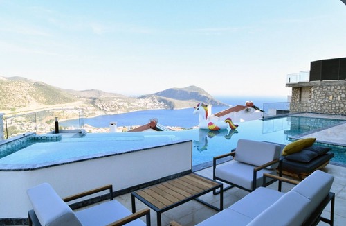 Kalkan Villa | Unlimited 2 - Stunning 6 bedroom villa, Sea views, Heated pool