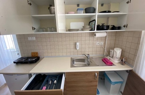 Icmeler Apartment | Welcoming apartment with AC in charming Muğla