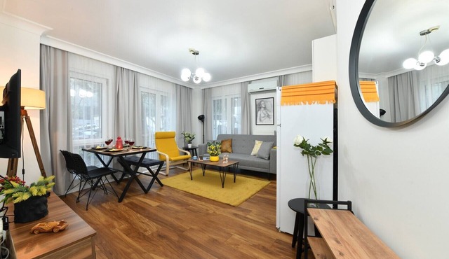 1+1 Flat in the Heart of Taksim with Modern Design in Istanbul