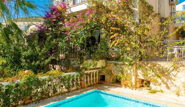 3 Bedroom Villa Violet with Nature & Sea View in Kalkan Center in Antalya