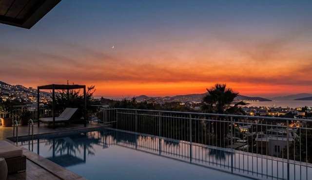 Fully Private Duplex Designer Villa with Sea Views in Bodrum