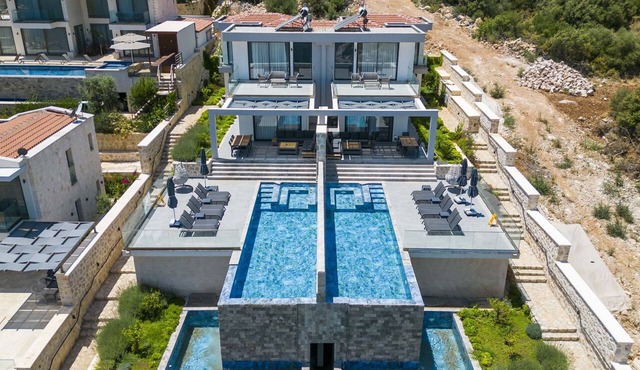 Stylish Villa with Private Pool & Sea Views in Kalkan