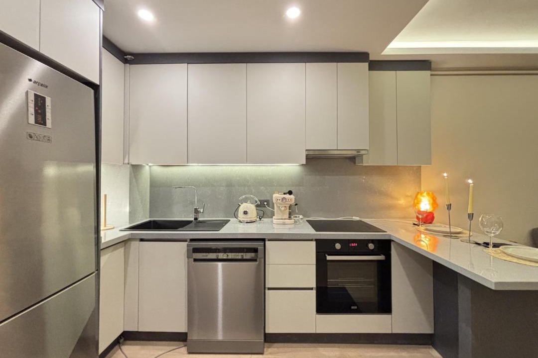 Osmanbey Apartment | Central Şişli Gem Modern 1BR with AC