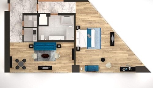 Suite, 1 Bedroom, Kitchenette, Partial Sea View (Tower)