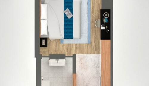 Deluxe Twin Room, Partial Sea View