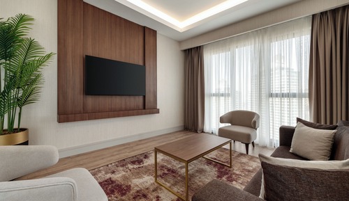 Luxury Room, Multiple Beds, Partial Sea View