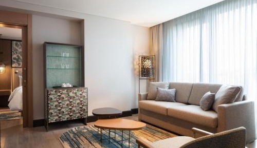 Premium, Suite, 1 King, Sofa bed, City view