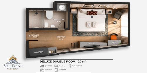 Deluxe Double Room (2 Adults + 1 Child) - Free Total 30 minutes Hammam Usage Per Your Stay