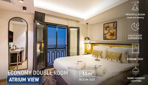Economy Double Room with Atrium View
