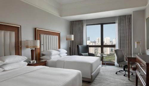 Deluxe Room with Two Double Beds, City View