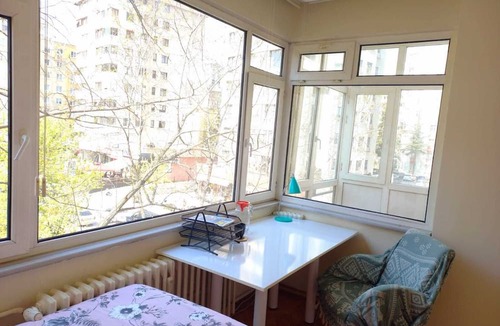 Kozyatagi House | Double Bedroom with special Balcony at Shared Apartment