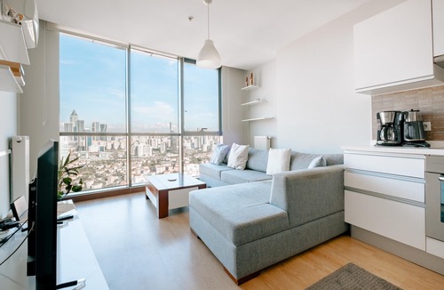 Atasehir Apartment | Charming Residence with City View 4 min to Optimum
