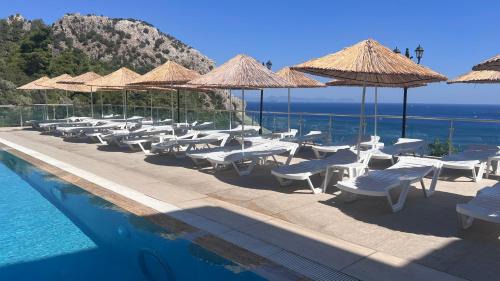 Marmaris Apartment | Mavinin ve Yeşilin dansı, Panoramik manzara, 75m2