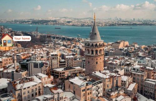 Tophane Apartment | GuestPort No 4 Luxury Suite, Galata Tower View, Balcony, 2 Bathrooms