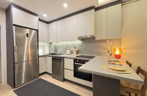 Osmanbey Apartment | Central Şişli Gem Modern 1BR with AC