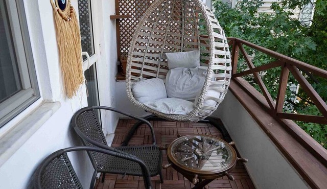 Stunning Seaside Retreat w Balcony 1 min to Beach in Marmaris