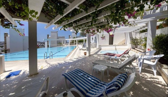 Sea View Huge Private Villa With Terrace in Bodrum in Bodrum