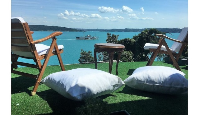 Terrace with Amazing Bosphorus View in Istanbul