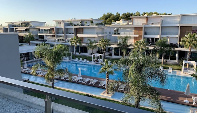 Comfortable apartment with two bedrooms, in a luxury complex with 2 pools in Side Gültepe