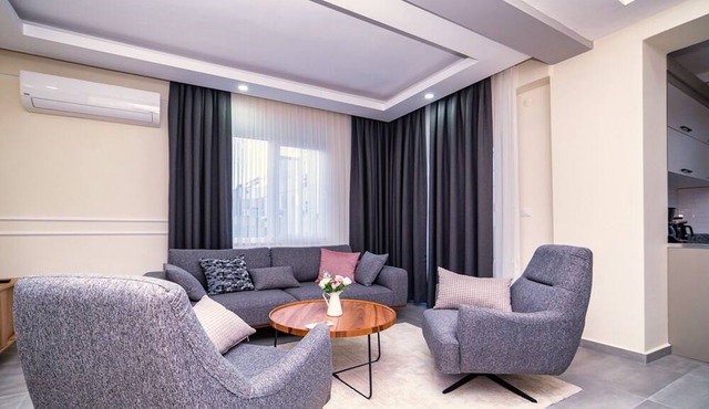 Cozy Flat 7 min to Mermerli Beach in Antalya in Antalya